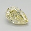 1.15 Ct. Fancy Intense Yellow Pear Lab Grown Diamond