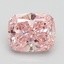 2.10 Ct. Fancy Intense Pink Cushion Lab Grown Diamond