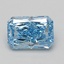 1.56 Ct. Fancy Vivid Blue Radiant Lab Grown Diamond