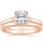 14K Rose Gold Luna Bridal Set