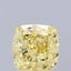 2.01 Ct. Fancy Intense Yellow Cushion Lab Grown Diamond
