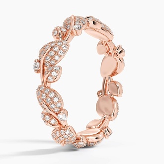 Canopy Pavé Eternity Diamond Ring