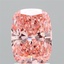 2.06 Ct. Fancy Vivid Pink Cushion Lab Grown Diamond
