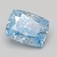 2.06 Ct. Fancy Vivid Blue Cushion Lab Grown Diamond