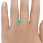7.4mm Cushion Colombian Emerald, smalladditional view 1