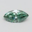 1.01 Ct. Fancy Vivid Green Marquise Lab Grown Diamond