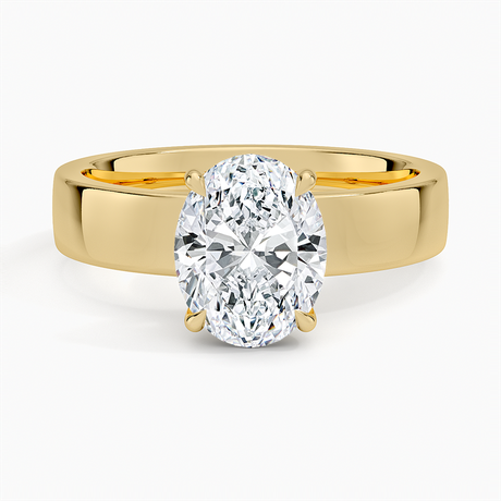 Textural Solitaire Ring