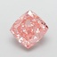 2.02 Ct. Fancy Vivid Pink Cushion Lab Grown Diamond