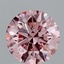 2.05 Ct. Fancy Vivid Pink Round Lab Grown Diamond