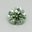 0.56 Ct. Fancy Vivid Green Round Lab Grown Diamond