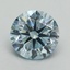3.43 Ct. Fancy Intense Blue Round Lab Grown Diamond