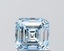 1.07 Ct. Fancy Intense Blue Asscher Lab Grown Diamond