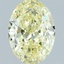 2.08 Ct. Fancy Yellow Oval Lab Grown Diamond