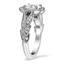 Feathered Milgrain Halo Diamond Ring, smallview