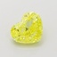 1.00 Ct. Fancy Vivid  Yellow Heart Lab Grown Diamond