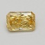 0.73 Ct. Fancy Vivid Yellow Radiant Lab Grown Diamond