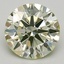 2.07 Ct. Light Green Round Lab Grown Diamond