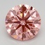 2.51 Ct. Fancy Vivid  Pink Round Lab Grown Diamond