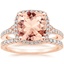 14K Rose Gold Joy Diamond Ring (1/3 ct. tw.) with Bliss Diamond Ring (1/5 ct. tw.)