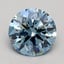 2.05 Ct. Fancy Intense Blue Round Lab Grown Diamond