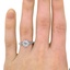 The Maira Ring, smallzoomed in top view on a hand