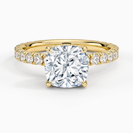 18K Yellow Gold Grand Perfect Fit Three-Quarter Diamond Ring