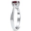 The Ozette Ring, smalltop view on a hand