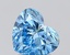 1.51 Ct. Fancy Vivid Blue Heart Lab Grown Diamond