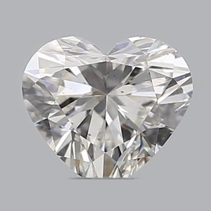 Heart diamond — real photo