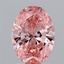 2.03 Ct. Fancy Vivid Pink Oval Lab Grown Diamond