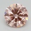 2.46 Ct. Fancy Intense Pink Round Lab Grown Diamond
