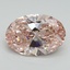 7.54 Ct. Fancy Intense Pink Oval Lab Grown Diamond