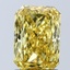 2.07 Ct. Fancy Vivid Yellow Radiant Lab Grown Diamond