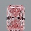 2.03 Ct. Fancy Vivid Pink Radiant Lab Grown Diamond
