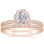 14KR Moissanite Nova Diamond Bridal Set (3/4 ct. tw.), smalltop view