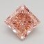 2.81 Ct. Fancy Vivid  Pink Princess Lab Grown Diamond