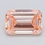 4.02 Ct. Fancy Vivid  Pink Emerald Lab Grown Diamond