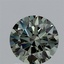 1.21 Ct. Fancy Vivid  Green Round Lab Grown Diamond