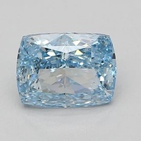 2.07 Ct. Fancy Intense Blue Cushion Lab Grown Diamond