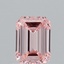 0.86 Ct. Fancy Intense Pink Emerald Lab Grown Diamond