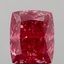 3.08 Ct. Fancy Vivid  Pink Cushion Lab Grown Diamond