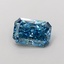 1.03 Ct. Fancy Vivid Blue Radiant Lab Grown Diamond