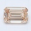 1.13 Ct. Fancy Brown Pink Emerald Lab Grown Diamond