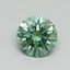 0.63 Ct. Fancy Vivid Pacific Green Round Lab Grown Diamond