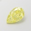 2.01 Ct. Fancy Intense Yellow Pear Lab Grown Diamond
