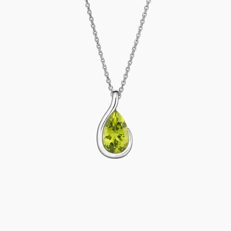 Bezel Atelier Peridot Pendant Necklace