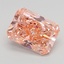 4.07 Ct. Fancy Vivid  Pink Radiant Lab Grown Diamond