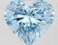 3.30 Ct. Fancy Vivid Blue Heart Lab Grown Diamond