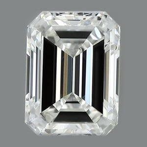 Emerald diamond — real photo