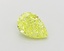 1.13 Ct. Fancy Vivid  Yellow Pear Lab Grown Diamond